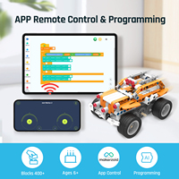 Jouets robots programmables Makerzoid Super bot 26-en-1, voitures RC STEM, jouets robots de codage contrôlables par application pour garçons et filles de 6 ans et plus