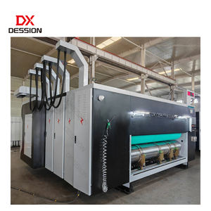 Máquina Ranuradora de Impresión Gráfica Multicolor para la Fabricación de Cajas de Cartón Corrugado y Equipo de Troquelado para la Producción de Cajas de Pizza - Product Image 5