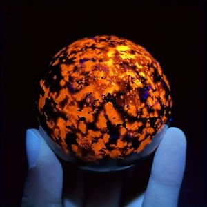 Esfera de Yooperlita de Estilo Bohemio de Alta Calidad al por Mayor, Piedra de Cristal Natural para Decoración del Hogar Única y Regalos Navideños - Product Image 4