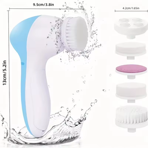 Multifunctional 5 in 1 <b>Electric</b> Facial Cleansing Device Home Face Washing Exfoliation Pore Cleaning Skin Care Beauty Equipment - Product Image 2