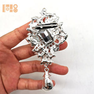 Broche en strass de couleur <span class=keywords><strong>aurore</strong></span> boréale brillante en cristal AB pour vêtements, mariage, fête et accessoires d'événements sociaux - Product Image 2