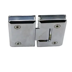 Factory Supplying Wall Mounted Connect Glass to Glass Satin OEM Steel Stainless Shower hinge Clamp