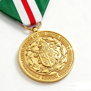 Médaille commémorative en métal plaqué sur mesure avec relief 3D et ruban, récompense pour service honorifique pour Halloween - Product Image 5