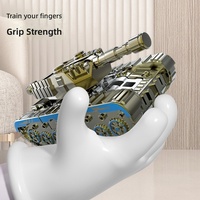 Mainan Edukatif Penghilang Stres Robot Tank Plastik Transformasi Terlaris, Fidget Spinner Mecha untuk Anak Usia 7-14 Tahun