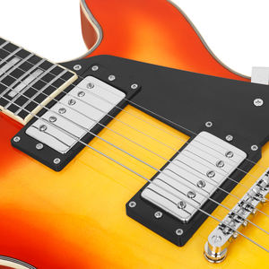 Guitarra Eléctrica de Jazz <span class=keywords><strong>Eileen</strong></span> JS-520 Hueca con Agujeros en F, 22 Trastes, Diapasón Color Beige - Product Image 4