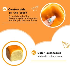 GL Top <span class=keywords><strong>Trenz</strong></span> Squishy Squeeze Hawaii Roll Toys, Juguetes Sensoriales de Pan, Squishies de Espuma de Levantamiento Lento, Juguete Antiestrés para Aliviar el Estrés, Recuerdos para Fiestas - Product Image 4