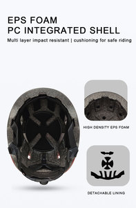Helm Sepeda LED Nyaman Yoloon Direct untuk Dewasa dengan Kenop Magnetik untuk Escooter Perlengkapan Keselamatan Olahraga Luar Ruangan - Product Image 2