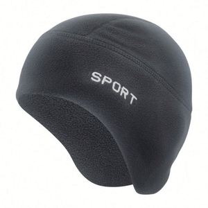 100% Polyester Polar Fleece <b>Beanie</b> <b>Hats</b> Warm Cap With Ear Flaps Outdoor Ski Windproof Earflap <b>Hat</b> for Cycling - Product Image 2