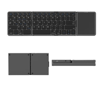 Clavier pliable transfrontalier, mini clavier portable magnétique rechargeable, prise en charge du contrôle tactile, personnalisable en usine