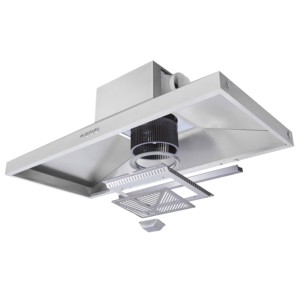 Hotte commerciale de type tour de 1500 mm, 1000 W, 21 m/min, ventilation électrique gauche-droite, 780 Pa, hôtel, usage domestique - Product Image 3