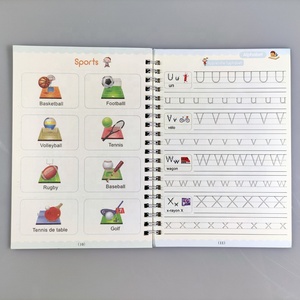 Cuaderno de Caligrafía Francesa 3D con Ranuras para Niños, Libro para Aprender Números, <span class=keywords><strong>Letras</strong></span> Francesas, Ejercicios de Caligrafía, Regalo - Product Image 5