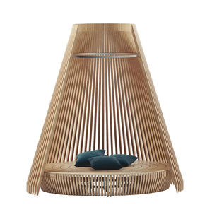 Lit de repos moderne et imperméable pour hôtel, mobilier de patio extérieur toutes saisons, idéal pour les centres de villégiature de luxe, avec auvent et lit de jour réglable pour piscine - Product Image 5
