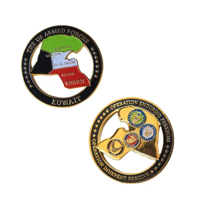 Metal Material and China Regional Feature Cheap Challenge Coins