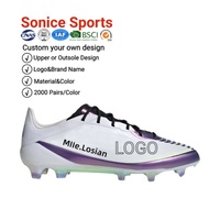 Chaussures de football de haute qualité pour hommes, Chaussures de football d'extérieur pour hommes, Chaussures de football personnalisées OEM pour hommes