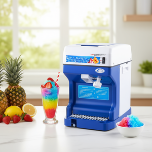 Machine à glace pilée 250W 110V, usage commercial et domestique, modèle de table, machine à neige conique, texture réglable, production de glace pilée 265 lb/heure - Product Image 2