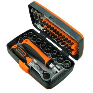 Mini Kit de herramientas multifuncionales de reparación, destornillador de trinquete, combinación de llaves, juego de enchufes, caja de herramientas, 38 Uds. - Product Image 3