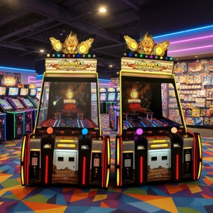 เครื่องเกมอาร์เคดโยนลูกบอลบนถนน เกมโยนบอลแบบอินเทอร์แอคทีฟ อุปกรณ์เกมท้าทายทักษะ เครื่องเล่นเกมเพื่อความบันเทิง - Product Image 2