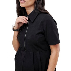 Abiti <span class=keywords><strong>premaman</strong></span> abito gravidanza <span class=keywords><strong>nero</strong></span> elegante formale 3 in 1 fantasia morbido abito allattamento per allattamento al seno - Product Image 3