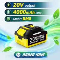 Batterie d'outil électrique rechargeable compacte 20V 2.0Ah 18650 pour perceuses et clés à chocs MAK