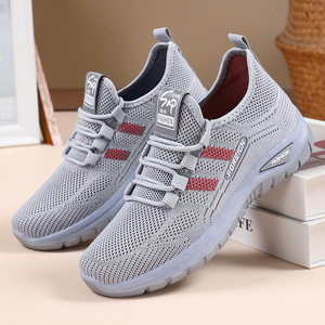 <span class=keywords><strong>Scarpe</strong></span> Casual da <span class=keywords><strong>Donna</strong></span> <span class=keywords><strong>Taglie</strong></span> <span class=keywords><strong>Grandi</strong></span> Traspiranti con Suola Morbida in Maglia Fly-Knit Allacciate Estive con Tacco Basso - Product Image 4