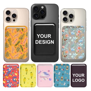 Cartera Magnética Personalizada al por Mayor con Estampado de Patrones, Tarjetero de Cuero PU para <span class=keywords><strong>iPhone</strong></span> 18 17 16 15 - Product Image 1