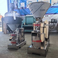 Machine à fabriquer du beurre de cacahuètes au sésame, machine à broyer les noix, moulin colloïdal, broyeur de tahini, machine à broyer le sésame, vente chaude