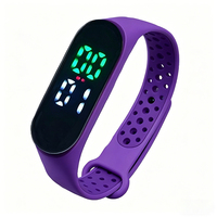 Bracelet intelligent à affichage numérique RFID NFC étanche avec lumière LED, rappel de compte à rebours, alarme vibrante et accès aux billets temporisés pour événements