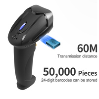Escáner de Códigos QR Inalámbrico 2.4G GTCODESTAR, Lector de Códigos de Barras 2D USB, Escáner de Códigos de Barras 1D para Almacén