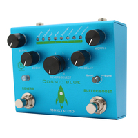 Pedal Efek Gitar Elektrik Baru Pedal Gitar Reverb Multi Cosmic Blue Penguat Buffer Berkualitas Tinggi dengan Pilihan 8 Mode DC9V