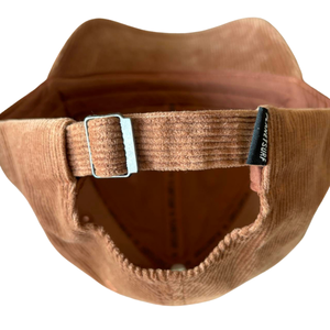 Gorra de Béisbol Unisex Personalizada Marrón <span class=keywords><strong>Oxford</strong></span>/Malla de 6 Paneles con Bordado de Escudo Vintage, Acabado Lavado y Ribete Vertical Discreto - Product Image 4