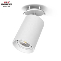 Spot LED encastré moderne en aluminium Berdis, 5-40W, température de couleur 6000K réglable, pour bureau et salon