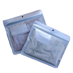 Bolsa de embalaje de ropa interior con logotipo personalizado, bolsa de polietileno de plástico transparente para calzoncillos al por mayor, bajo <span class=keywords><strong>Moa</strong></span> 1000 piezas - Product Image 3