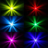 Lumière de tête mobile à faisceau RGBW 150W, 18 prismes rotatifs, contrôle DMX512, lumières pour fête, mariage, DJ, scène, boîte de nuit, événements, éclairage