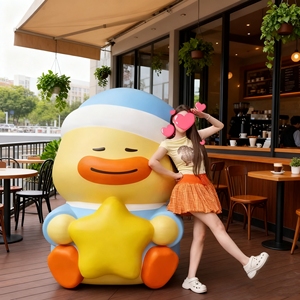 Statue géante en PRV CS227, figurine de chat de dessin animé, sculpture paysagère pour extérieur, usage commercial, rue, ville, monument urbain - Product Image 5