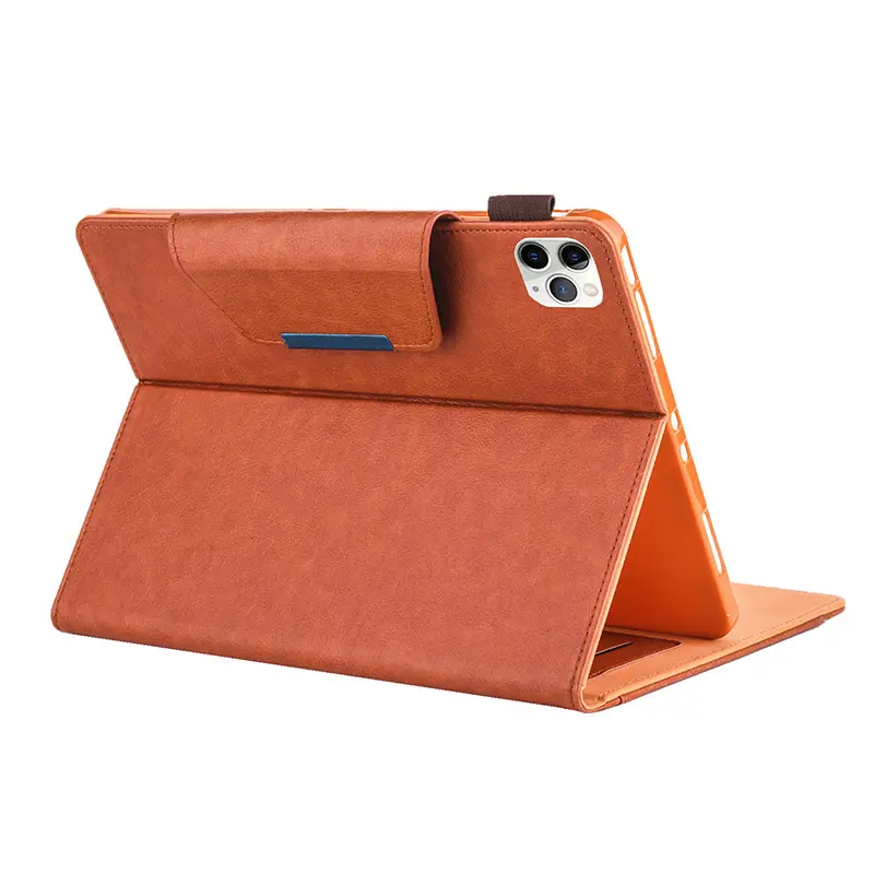 Portemonnee Pocket Leather Case Voor Ipad Air 4th Gen 10.9/Ipad Pro 11 (1st & 2nd Gen) tablet Covers Met Auto Wake/Sleep