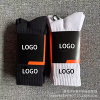 Chaussettes de marque en coton pour hommes, décontractées, en tricot jacquard, avec lettres, en gros, pour les sportifs
