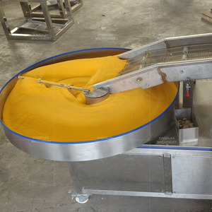 Machine automatique <span class=keywords><strong>de</strong></span> panification et <span class=keywords><strong>de</strong></span> recouvrement <span class=keywords><strong>de</strong></span> poudre <span class=keywords><strong>de</strong></span> sésame avec table rotative <span class=keywords><strong>de</strong></span> 800 mm <span class=keywords><strong>de</strong></span> diamètre pour galettes <span class=keywords><strong>de</strong></span> viande, filets et nuggets <span class=keywords><strong>de</strong></span> <span class=keywords><strong>poulet</strong></span> frit - Product Image 4