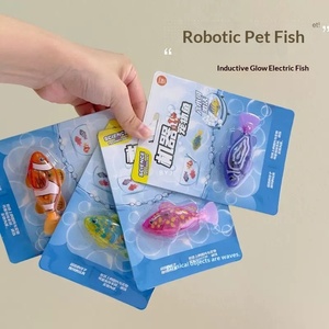 <span class=keywords><strong>Poisson</strong></span> Électronique Électrique Bestseller pour Animaux de Compagnie, <span class=keywords><strong>Poisson</strong></span> Robot Magique Réaliste à Induction, Jouet Aquatique et de Bain pour Animaux - Product Image 3