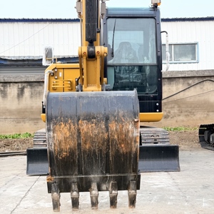 Mini-excavatrice sur chenilles d'occasion CAT 306E2, Caterpillar d'origine, 6 tonnes, petite pelle hydraulique avec lame de bouteur à vendre - Product Image 4