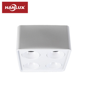 Support de plafonnier encastré de style industriel, rond ou carré, avec corps en fer, pour éclairage <span class=keywords><strong>spot</strong></span> encastré. - Product Image 2