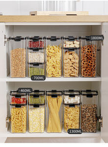 Hot Selling Products 2024 Clear Plastic Dry Food Storage <b>Containers</b> Ideal for Sugar <b>Flour</b> Baking Supplies - Product Image 3