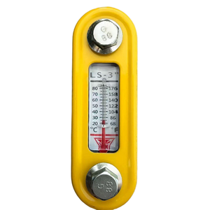 LS-5 द्रव स्तर गेज के साथ तापमान हाइड्रोलिक तेल गेज ग्लास ट्यूब तरल तापमान गेज तेल स्तर सूचक - Product Image 1