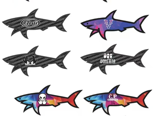 สติกเกอร์ธงฉลาม 3 มิติ แบบกำหนดเอง ขายดี กันน้ำ ทนรังสียูวี ดีไซน์ทันสมัย ตกแต่งธีมพอล สติกเกอร์ฉลามพอล DIY - Product Image 4