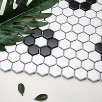 Mosaïque hexagonale 260x300mm, carreaux de sol pour cuisine et salle de bain, carreaux muraux pour toilettes, mosaïque, carreaux de sol, design de revêtement de sol