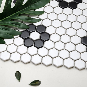 Mosaïque hexagonale 260x300mm, carreaux de sol pour cuisine et salle de bain, carreaux muraux pour <span class=keywords><strong>toilettes</strong></span>, mosaïque, carreaux de sol, design de revêtement de sol - Product Image 3