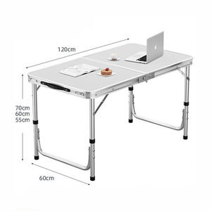 <span class=keywords><strong>Tavolo</strong></span> da <span class=keywords><strong>Campeggio</strong></span> Pieghevole Portatile per 4-6 Persone, Leggero e Regolabile in Altezza - Product Image 5