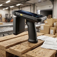 Lector RFID UHF Portátil Chainway C66 1D/2D con Escáner de Código de Barras 2D, IP67, Android 13, Impinj E710, WIFI/4G/BT, 4+64GB para Almacén