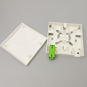 Presa in fibra Ftth <span class=keywords><strong>Box</strong></span> <span class=keywords><strong>2</strong></span> porte terminale presa a muro Desktop scatola di giunzione in fibra ottica ABS - Product Image 2