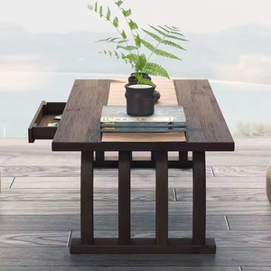Tavolino <span class=keywords><strong>da</strong></span> <span class=keywords><strong>Tè</strong></span> in Stile Zen Semplice, Tavolo Basso Tatami Non in Legno Massello per <span class=keywords><strong>Sala</strong></span> <span class=keywords><strong>da</strong></span> <span class=keywords><strong>Tè</strong></span> e Zona Giorno - Product Image 6