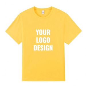 T-shirt personnalisé en coton doux 100%, unisexe, décontracté, pour broderie de logo personnalisée, impression DTG et sérigraphie - Product Image 1